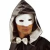 Halloweenaccessoires Oogmasker Maskerade Wit