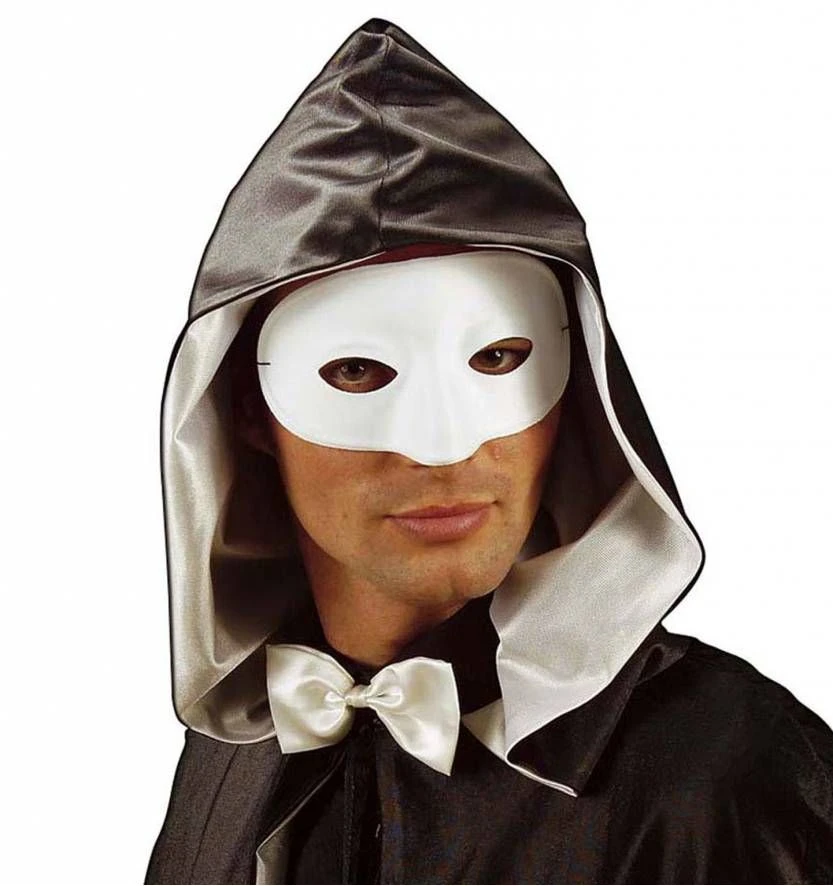 Halloweenaccessoires Oogmasker Maskerade Wit 1 Halloweenaccessoires Oogmasker Maskerade Wit