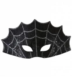 Halloweenaccessoires Oogmasker Spinneweb