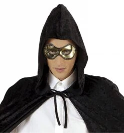 Halloweenaccessoires Oogmasker Zwart/goud Met Kant Op Ogen -HalloweenkledingVerkoop halloweenaccessoires oogmasker zwart goud met kant 5