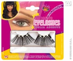 Halloweenaccessoires Oogwimpers Diamant Zwartlang -HalloweenkledingVerkoop halloweenaccessoires oogwimpers diamant zwartlang 4