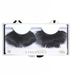 Halloweenaccessoires Oogwimpers Met Zwarte Veren
