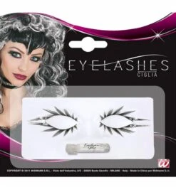 Halloweenaccessoires Oogwimpersset Boven En Beneden Met Strass -HalloweenkledingVerkoop halloweenaccessoires oogwimpersset boven en benede 2