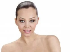 Halloweenaccessoires Oogwimpersset Boven En Beneden Met Strass