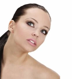 Halloweenaccessoires Oogwimperszwart Met Lange Punten