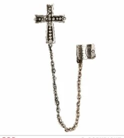 Halloweenaccessoires Oorbellen Kruis