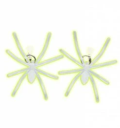 Halloweenaccessoires Oorringen Spin Lichtgevend In Donker