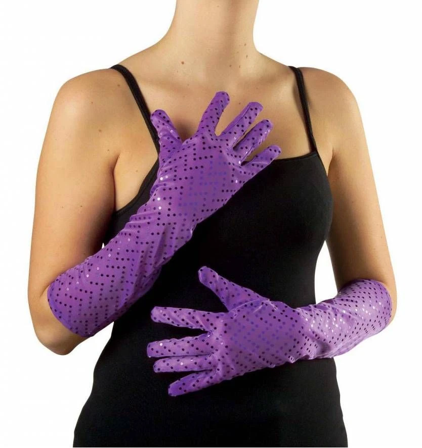 Halloweenaccessoires Pailletten Handschoenen 8 Halloweenaccessoires Pailletten Handschoenen - Afbeelding 8