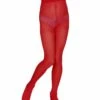 Halloweenaccessoires Panty Kinderen Rood