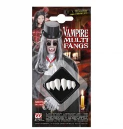 Halloweenaccessoires Pk 12 Vampire Fangs Kit