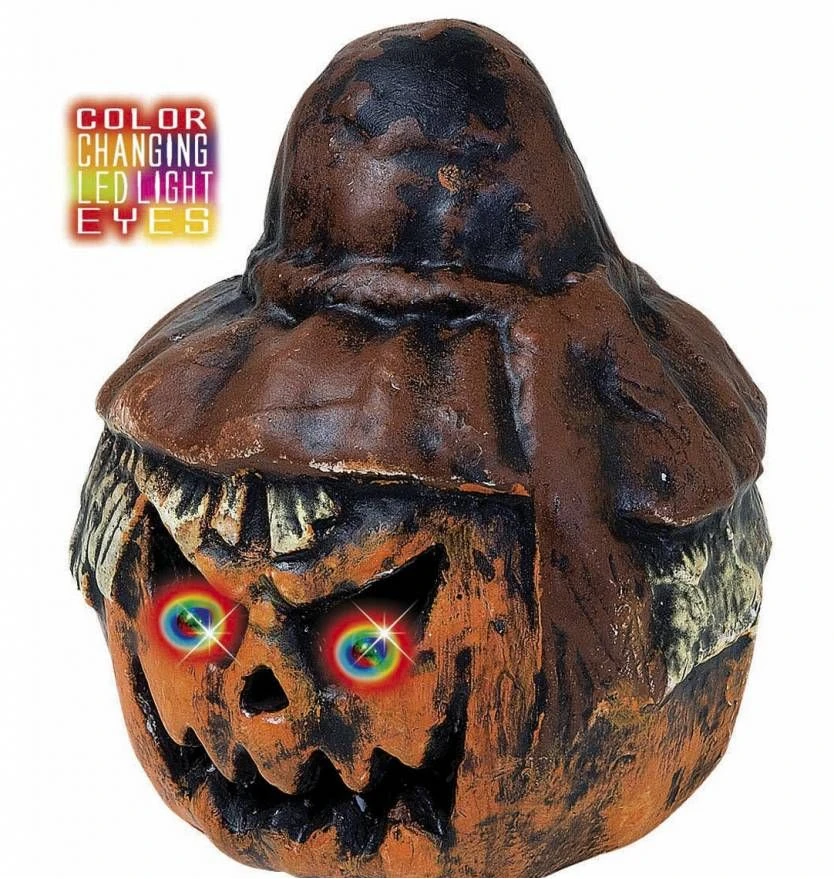Halloweenaccessoires Pompoenvogelverschrikker Met Licht 2 Halloweenaccessoires Pompoenvogelverschrikker Met Licht - Afbeelding 2