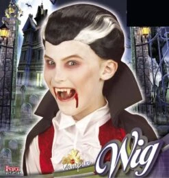 Halloweenaccessoires Pruik Vampier Kind -HalloweenkledingVerkoop halloweenaccessoires pruik vampier kind 2