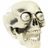 Halloweenaccessoires Pvc Schedel Met Echt Lijkende Ogen 21cm