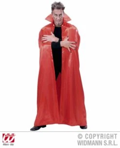Halloweenaccessoires Satijnen Cape Roodcm -HalloweenkledingVerkoop halloweenaccessoires satijnen cape roodcm 2