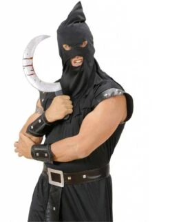 Halloweenaccessoires Sikkel Met Bloed 45cm -HalloweenkledingVerkoop halloweenaccessoires sikkel met bloed 45cm 2