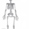 Halloweenaccessoires Skelet Zilver Glitter 92cm