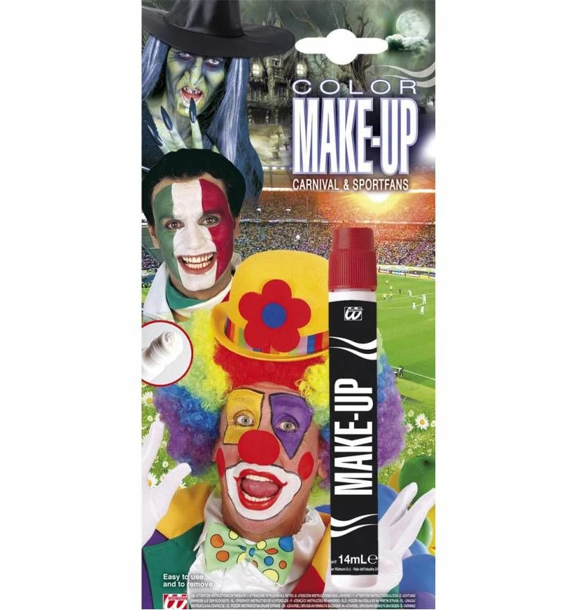 Halloweenaccessoires Sportfan Aanbrengstift Wit 3 Halloweenaccessoires Sportfan Aanbrengstift Wit - Afbeelding 3