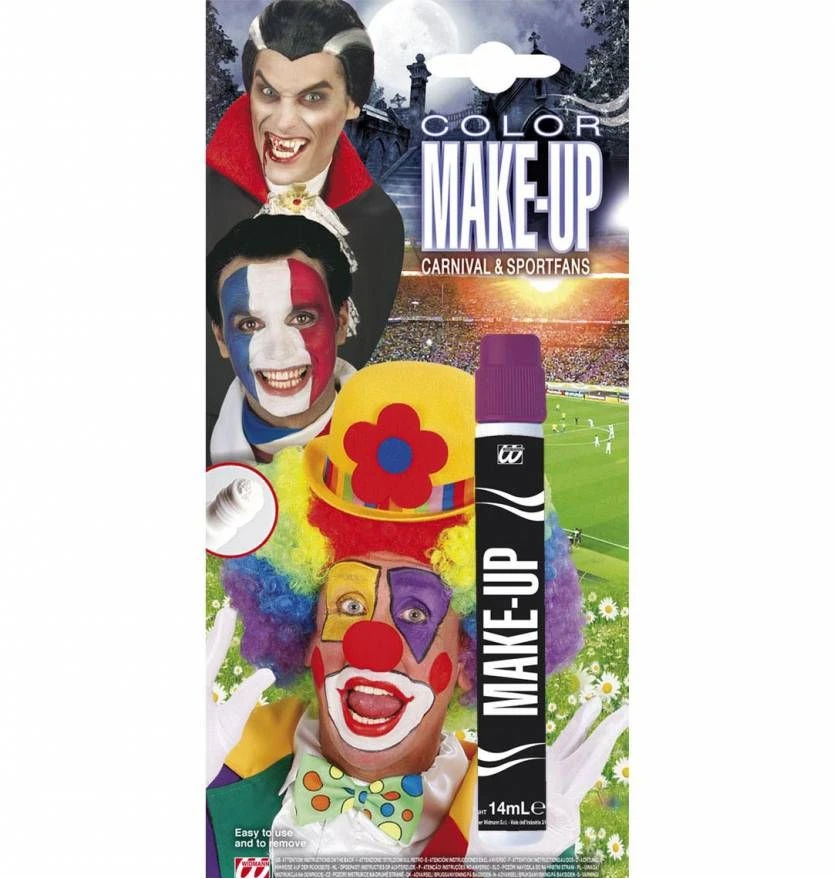 Halloweenaccessoires Sportfan Aanbrengstift Wit 7 Halloweenaccessoires Sportfan Aanbrengstift Wit - Afbeelding 7