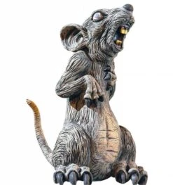 Halloweenaccessoires Staande Rat 32cm