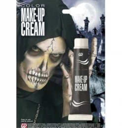 Halloweenaccessoires Tube Make-up Wit