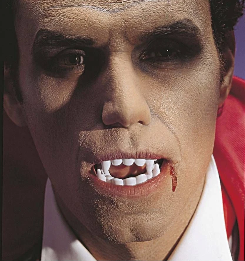 Halloweenaccessoires Vampier Tanden Pvc 2 Halloweenaccessoires Vampier Tanden Pvc - Afbeelding 2