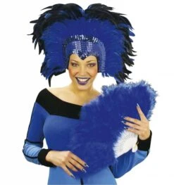 Halloweenaccessoires Veren Waaier Zwart -HalloweenkledingVerkoop halloweenaccessoires veren waaier zwart 5