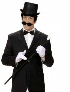 Halloweenaccessoires Vlinderstrik Zwart