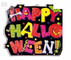 Halloweenaccessoires Wanddecoratie Happy Halloween