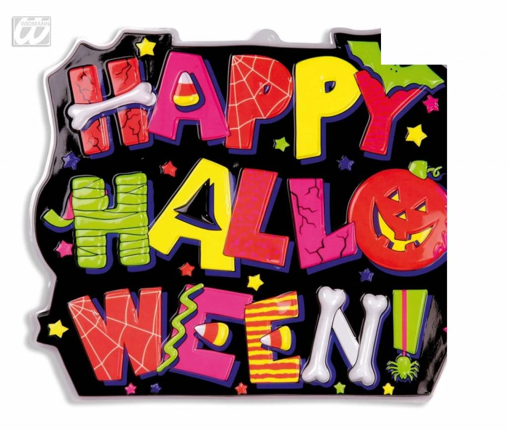 Halloweenaccessoires Wanddecoratie Happy Halloween 1 Halloweenaccessoires Wanddecoratie Happy Halloween