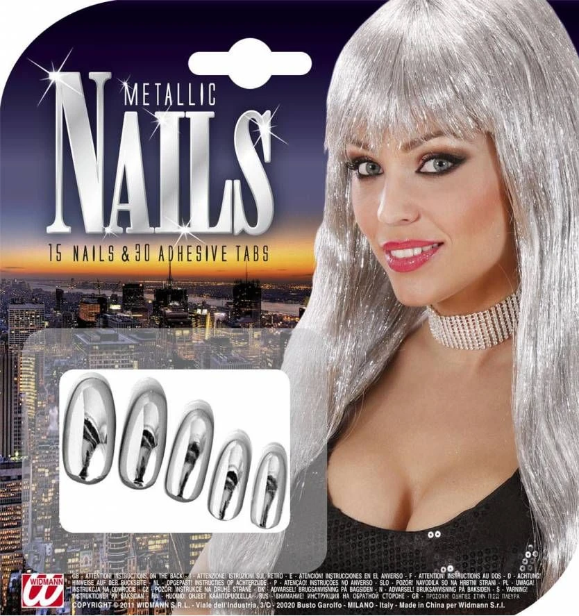 Halloweenaccessoires Zwarte Nagels Lang Per 15 Verpakt 3 Halloweenaccessoires Zwarte Nagels Lang Per 15 Verpakt - Afbeelding 3