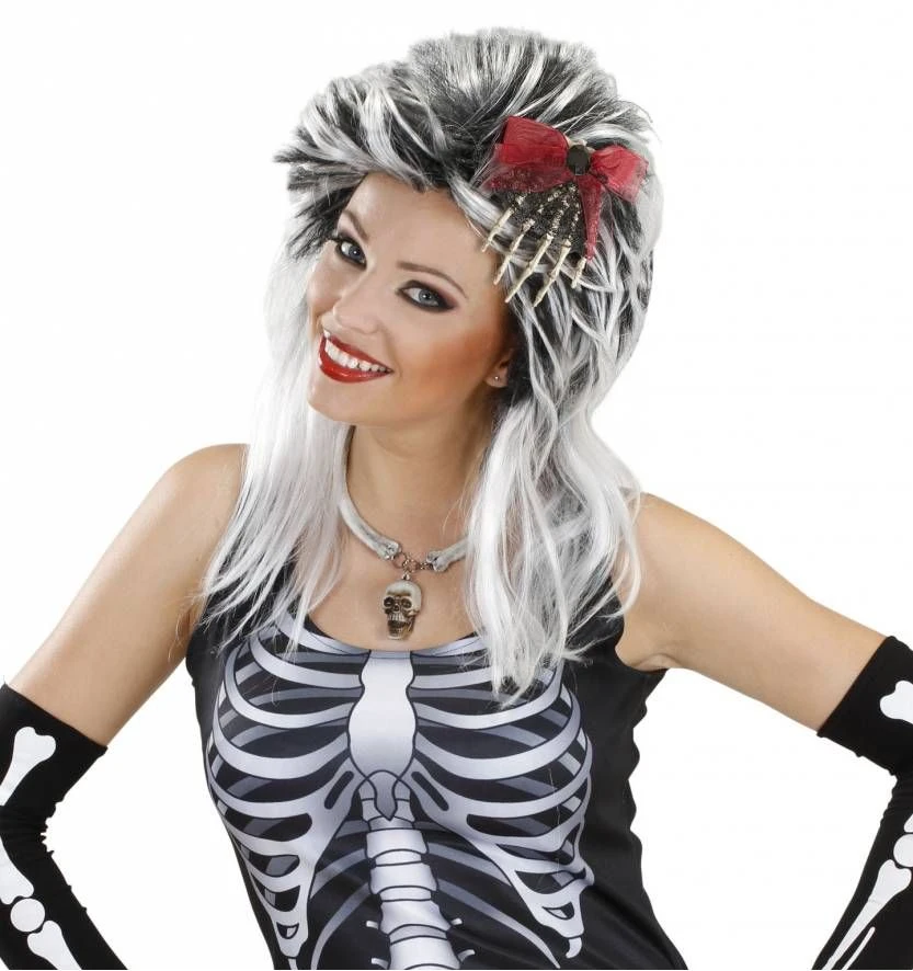 Halloweenartikel Broche/haarclip Skelet Hand 2 Halloweenartikel Broche/haarclip Skelet Hand - Afbeelding 2