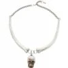 Halloweenartikel Ketting Met Schedels En Botten