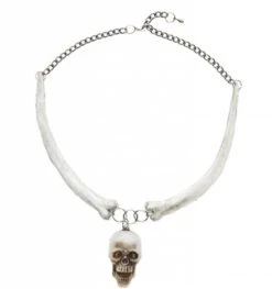 Halloweenartikel Ketting Met Schedels En Botten