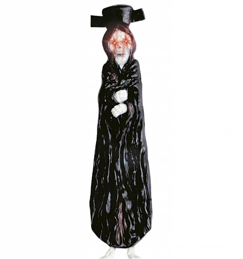 Halloweenartikel Latex Stropdas Skelet Met Lichtgevende Ogen 2 Halloweenartikel Latex Stropdas Skelet Met Lichtgevende Ogen - Afbeelding 2