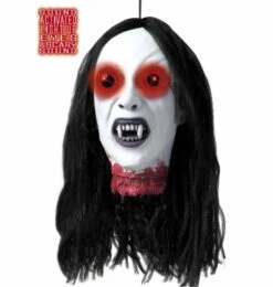 Halloweenartikelen Afgehakt Hoofd Vampier Met Licht