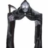 Halloweenartikelen Deurdecoratie Grimreaper Met Lichtg. Ogen 208x147cm