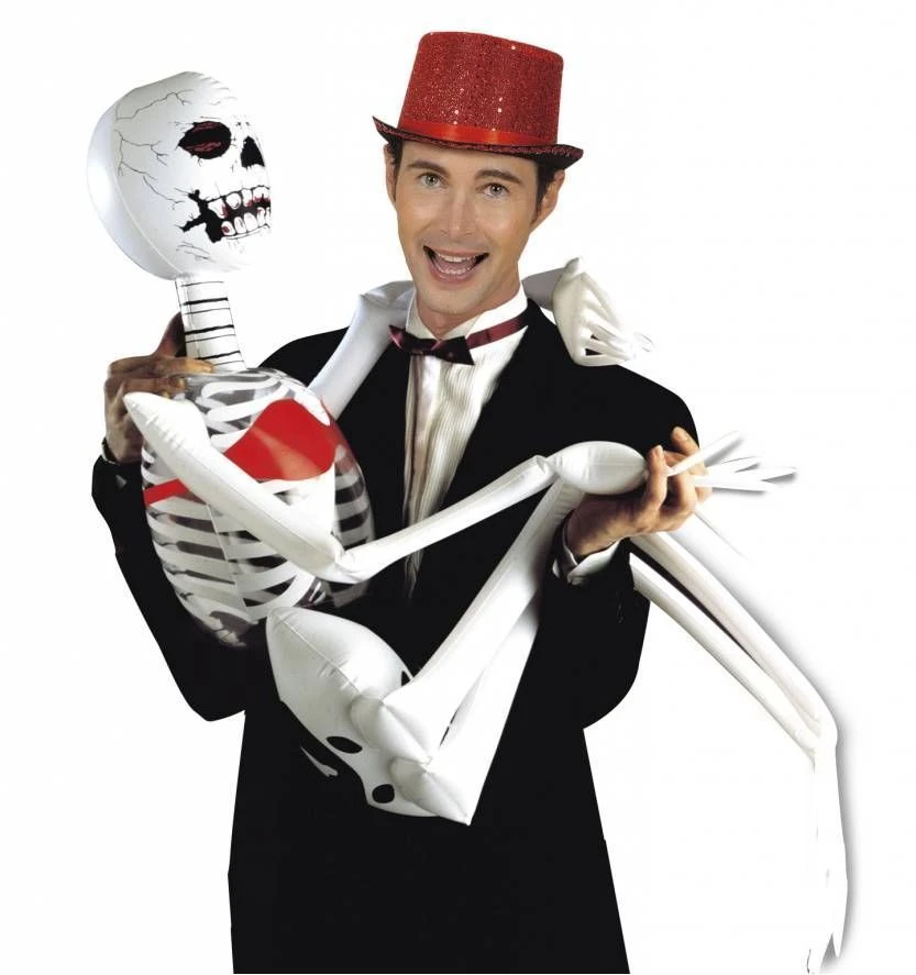 Halloweenartikelen Opblaasbaar Skelet 183cm 2 Halloweenartikelen Opblaasbaar Skelet 183cm - Afbeelding 2