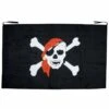 Halloweenartikelen Piratenvlag 130x80 Cm