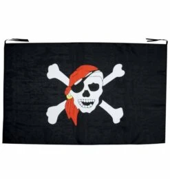 Halloweenartikelen Piratenvlag 130x80 Cm