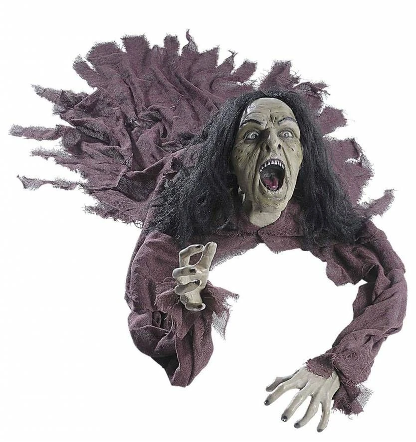 Halloweenartikelen Pratende Heks Groundbreaker Met Lichtgevende Ogen 1 Halloweenartikelen Pratende Heks Groundbreaker Met Lichtgevende Ogen