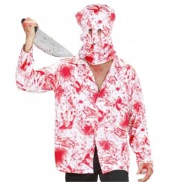 Halloweenkleding Bloederig Shirt Voor Serie Killer -HalloweenkledingVerkoop halloweenkleding bloederig shirt voor serie killer 2