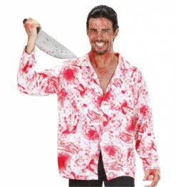 Halloweenkleding Bloederig Shirt Voor Serie Killer