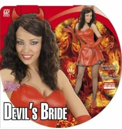 Halloweenkleding: Devils Bride In Red -HalloweenkledingVerkoop halloweenkleding devils bride in red 2