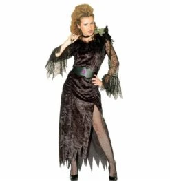 Halloweenkleding Gemene Zwarte Vlam