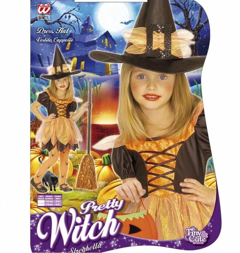 Halloweenkleding Jurkje Voor Snoezig Bijen Heksje 2 Halloweenkleding Jurkje Voor Snoezig Bijen Heksje - Afbeelding 2