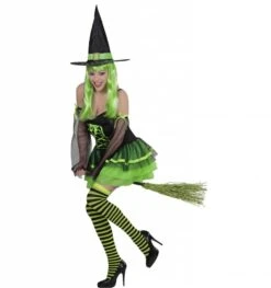 Halloweenkleding Kleurige Heksenjurkjes -HalloweenkledingVerkoop halloweenkleding kleurige heksenjurkjes 7