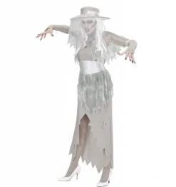 Halloweenkleding Lijkwitte Spookachtige Lady -HalloweenkledingVerkoop halloweenkleding lijkwitte spookachtige lady 2