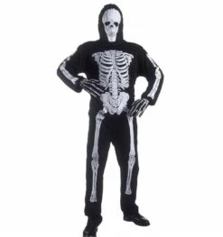 Halloweenkleding: Skelet Overall Voor Mannen