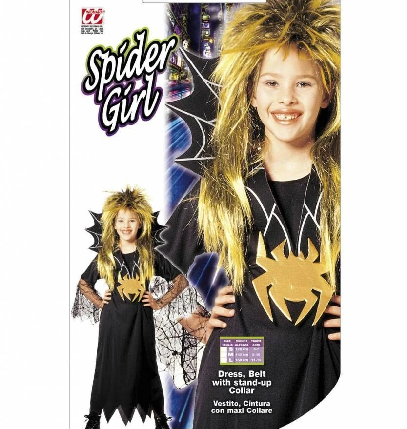 Halloweenkleding: Spidergirl Anna 2 Halloweenkleding: Spidergirl Anna - Afbeelding 2