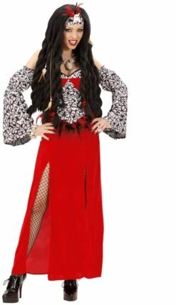 Halloweenkleding: Voodoo Lady Crude -HalloweenkledingVerkoop halloweenkleding voodoo lady crude 3